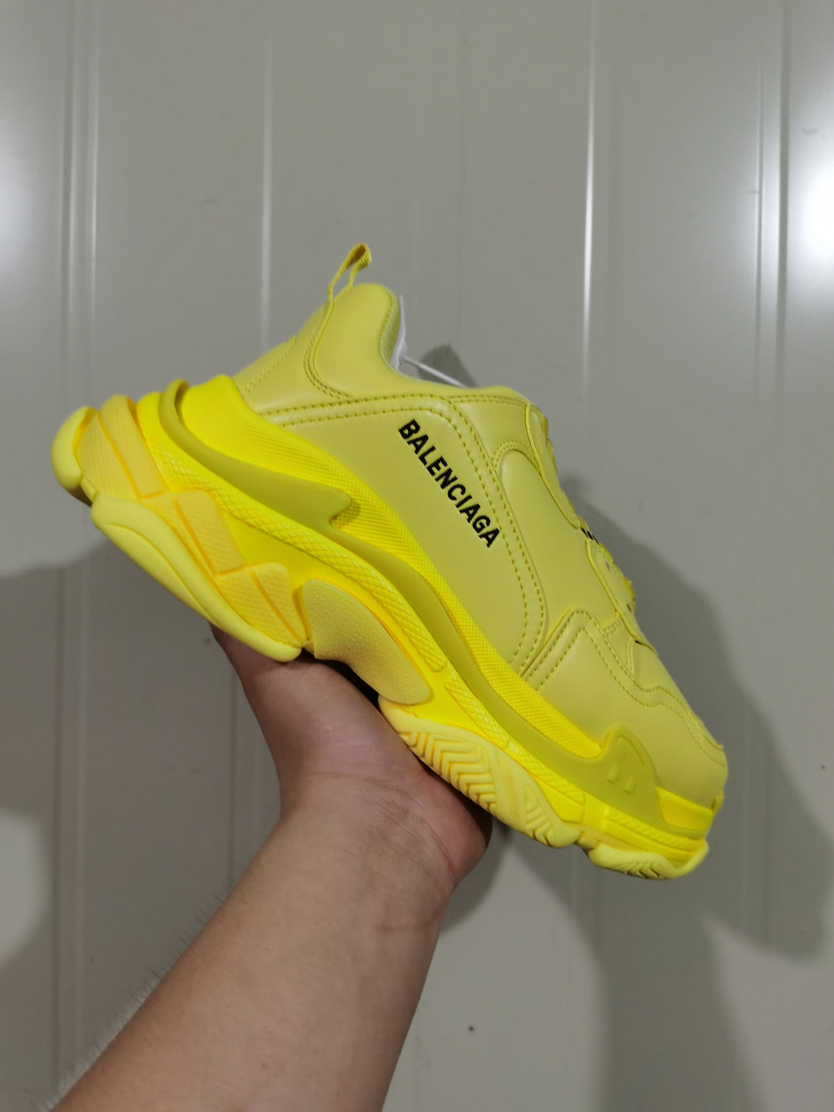 Balenciaga Triple S Sneakers Yellow Style 2308