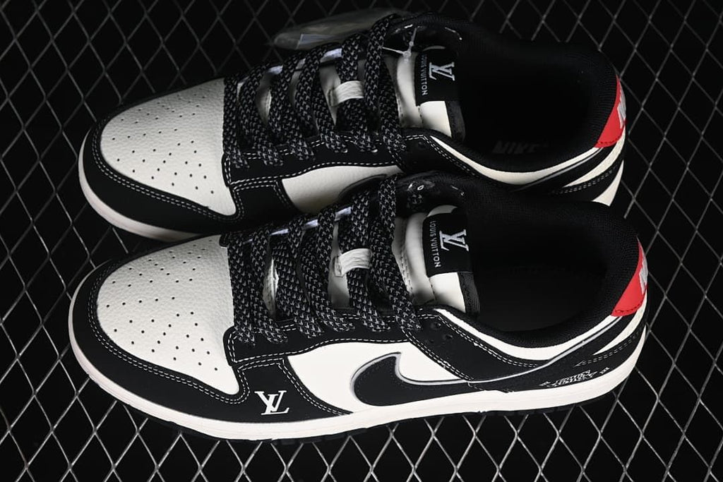 Nike SB Dunk Low Black White Red Sneakers QW5836-031