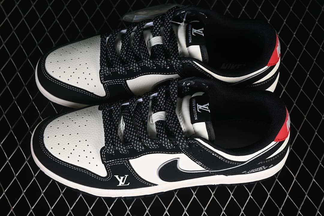 Nike SB Dunk Low Black White Red Sneakers QW5836-031