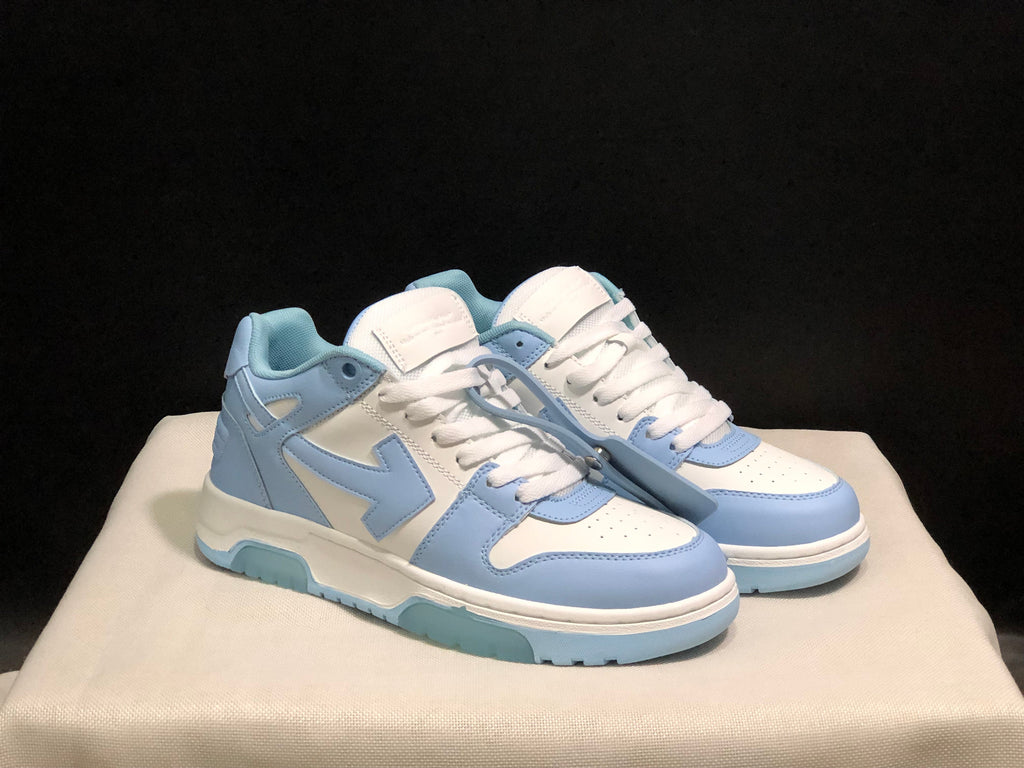 OFF-WHITE Out Of Office Low-Top Sneakers Blue White