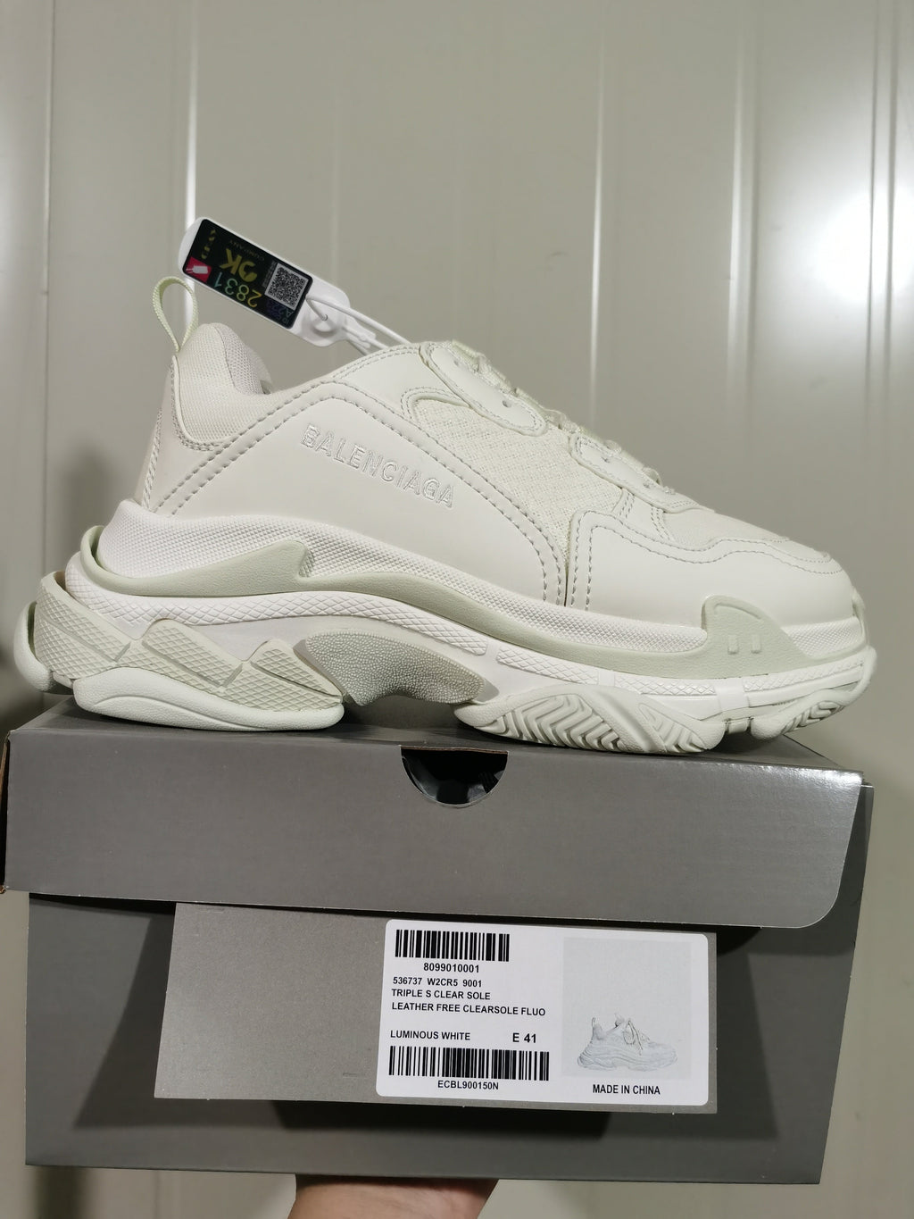 Balenciaga Triple S Sneakers Luminous White 9001