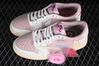 Jordan 1 Low OG Pink and Sail Sneakers DM7866-600