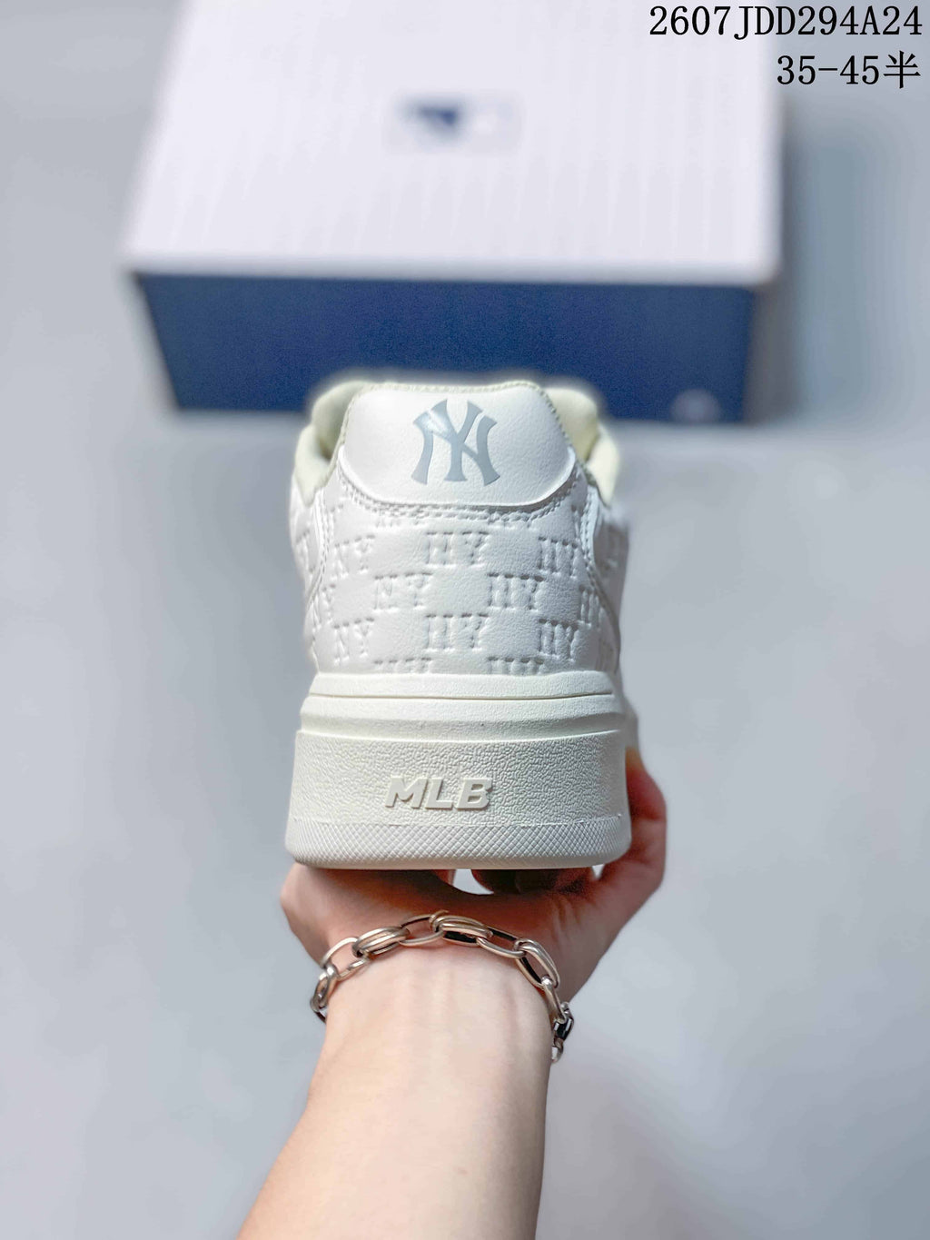 MLB Chunky Liner MID White Platform Sneakers 3ASXCDN3N