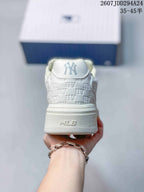 MLB Chunky Liner MID White Platform Sneakers 3ASXCDN3N