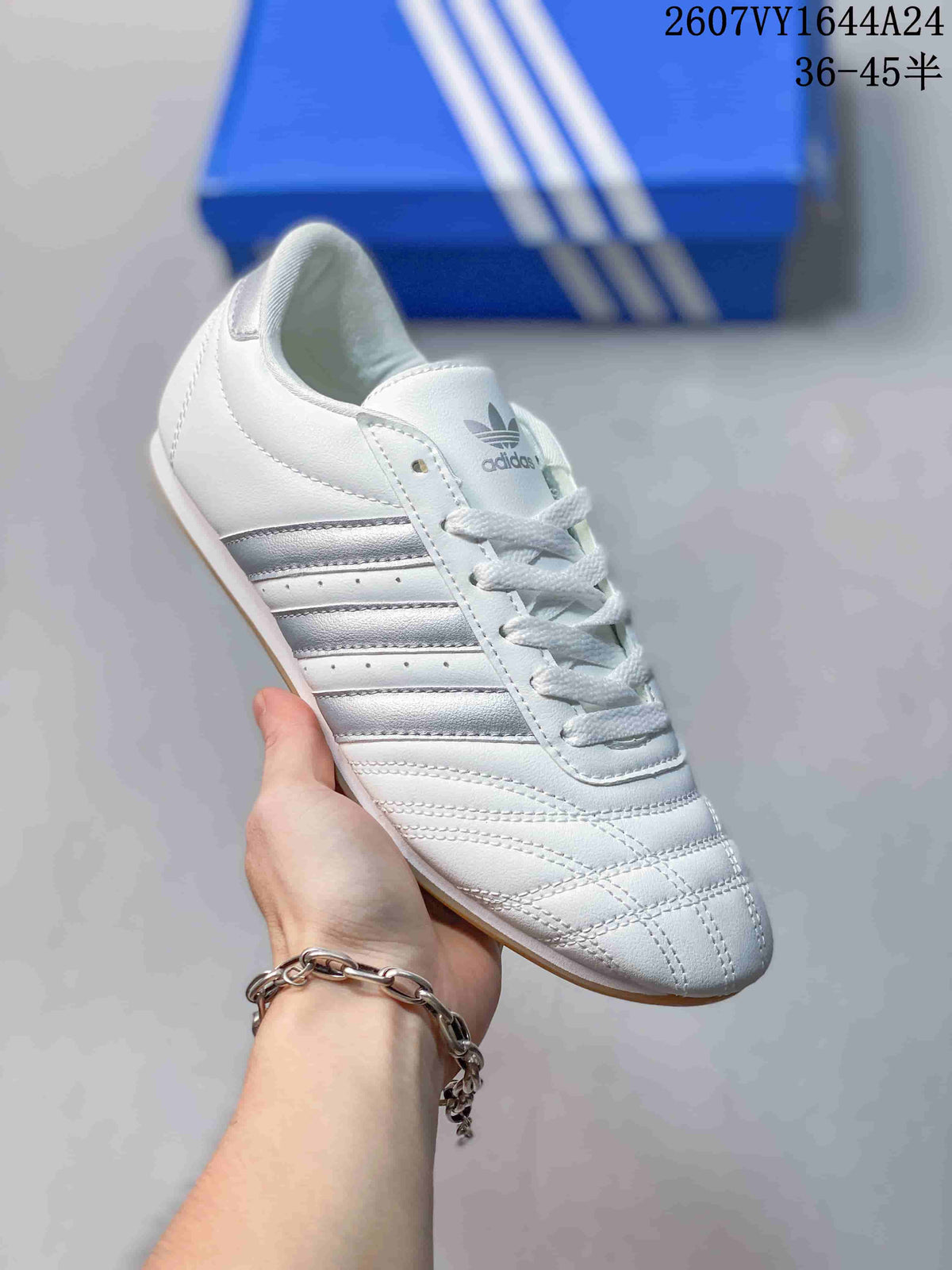 adidas Taekwondo Low-Top Sneakers White Silver