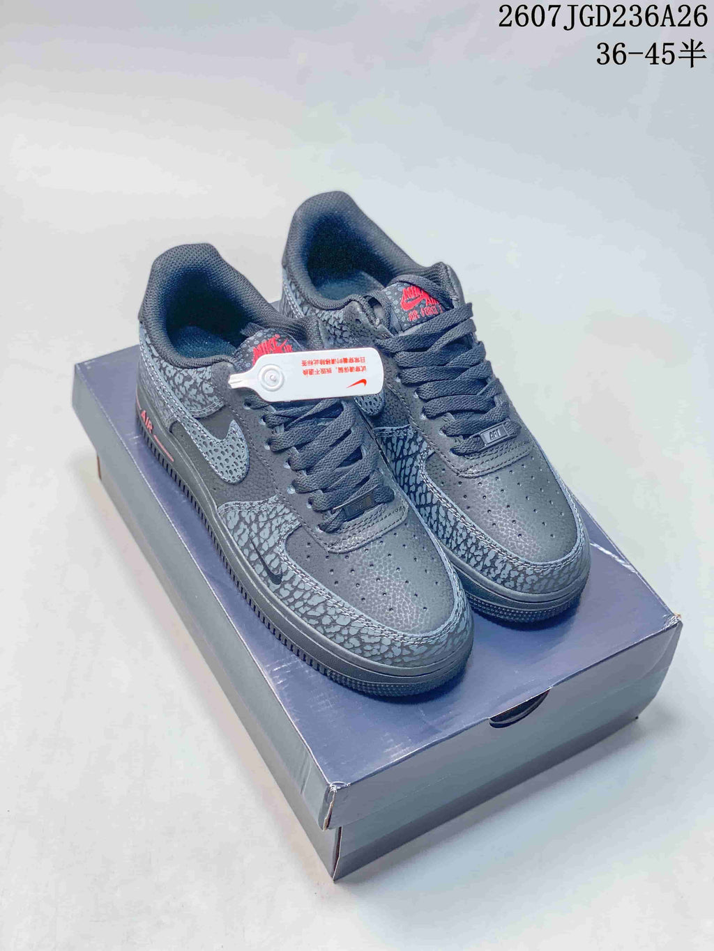 Nike Air Force 1 Low Stussy Dark Gray Sneakers 722260UPW