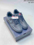 Nike Air Force 1 Low Stussy Dark Gray Sneakers 722260UPW