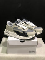 Off-White Low-Top Sneakers in Gray, Black and White