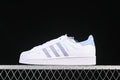 adidas Superstar II JR1332 White Sneakers with Pastel Stripes