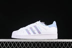 adidas Superstar II JR1332 White Sneakers with Pastel Stripes