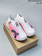 On Cloudboom Strike LS Slip-On Sneakers White Pink