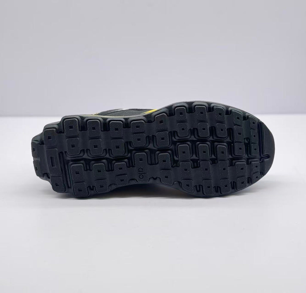 Alo Three Six Sneakers Black Yellow Graffiti