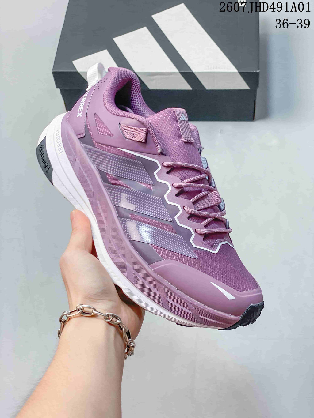 Adidas Terrex Freehiker LT Trail Sneakers Purple AKK1879
