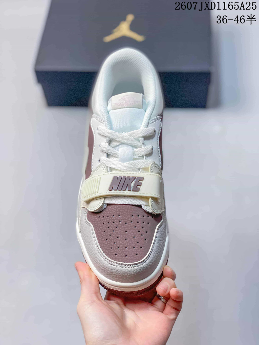 Nike Air Jordan Legacy AJ312 Low Sneakers White Brown