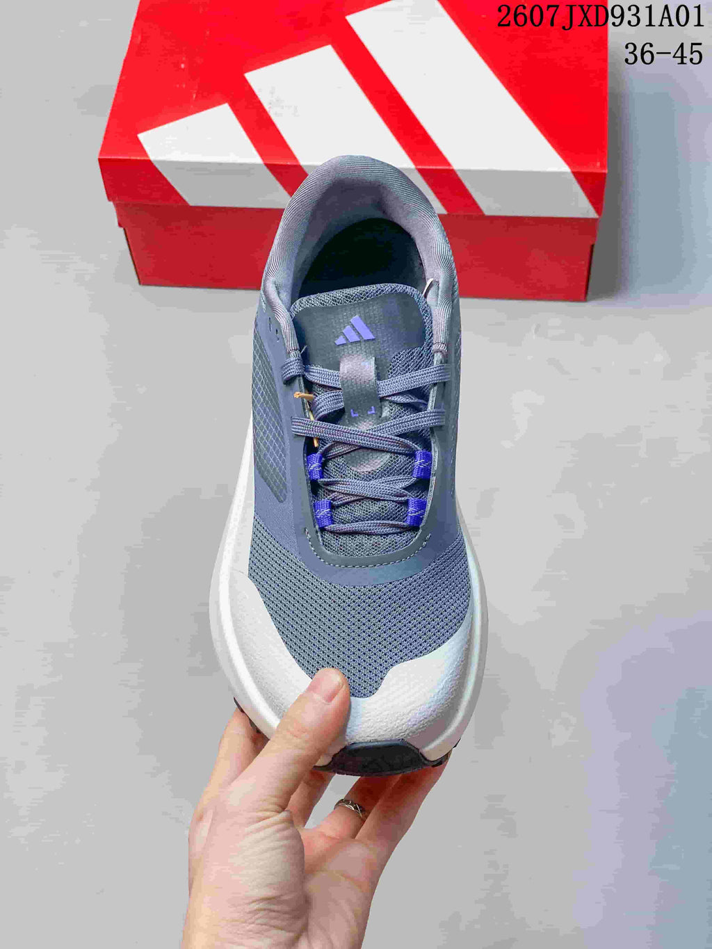 adidas Hyperboost ATR Gray Trail Sneakers