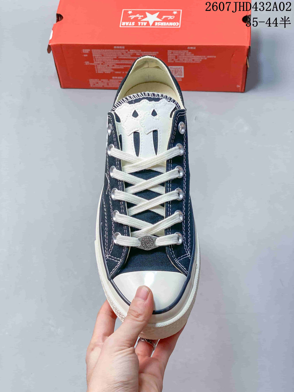 Converse Chuck Taylor 1970s Low-Top Sneakers, Navy and White