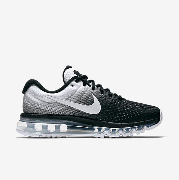 Nike Air Max 2017 Black and White Sneakers 849559-010