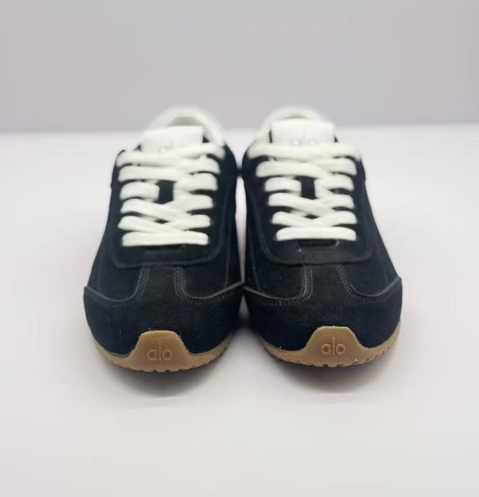 Alo Low-Top Sneakers Black and White