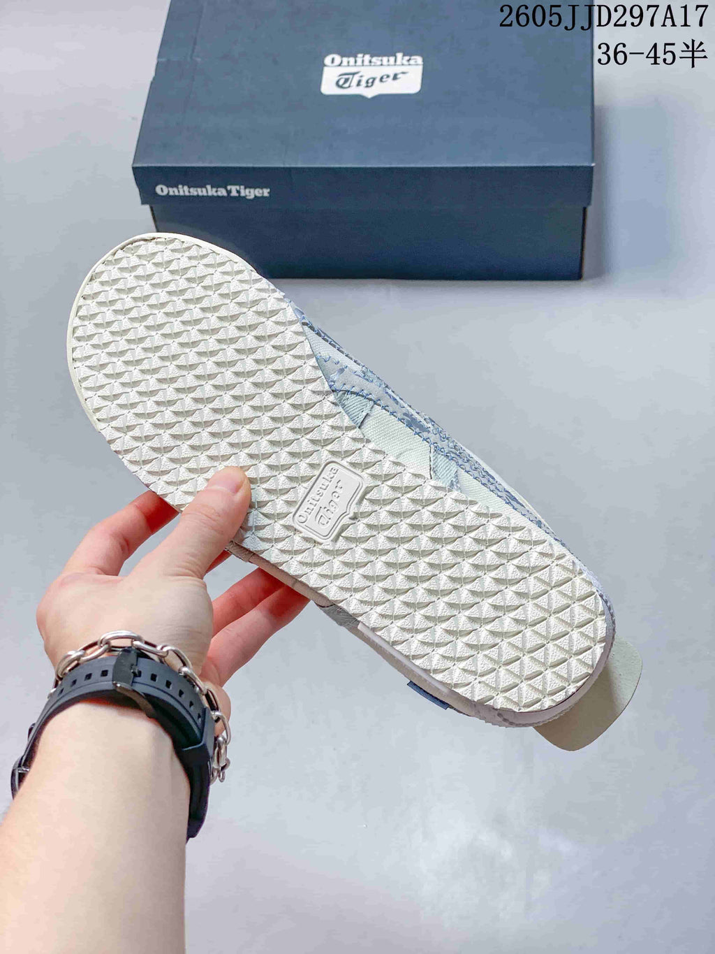 Onitsuka Tiger Mexico 66 Deluxe Sneakers Off-White Blue JJD297A17