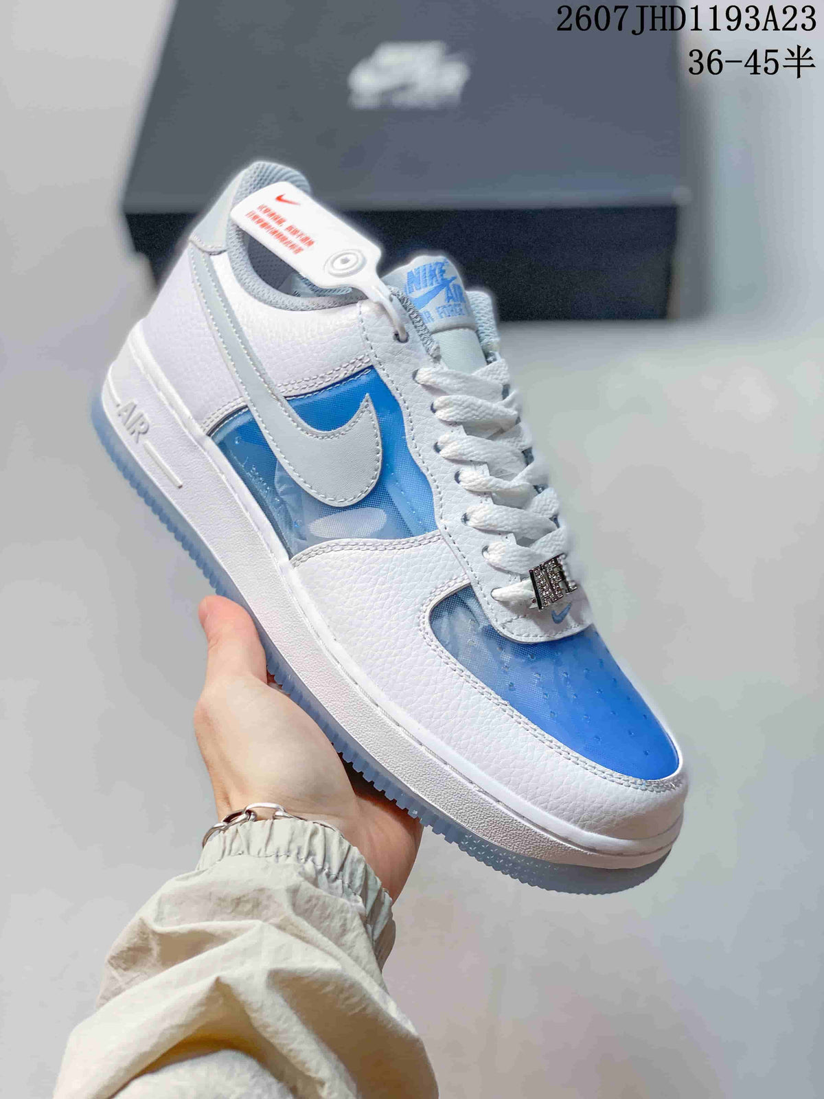 Nike Air Force 1 ’07 Low White Blue Sneakers