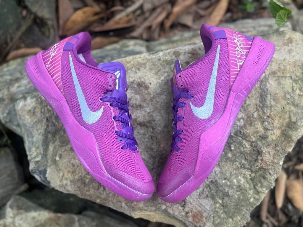 Nike Kobe 8 Basketball Shoes, Purple and Pink