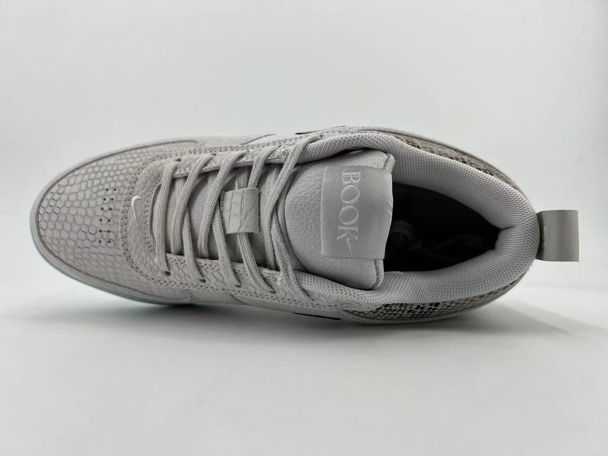 Nike Book 1 Sneakers, Gray and Pale Blue, HF6236-001