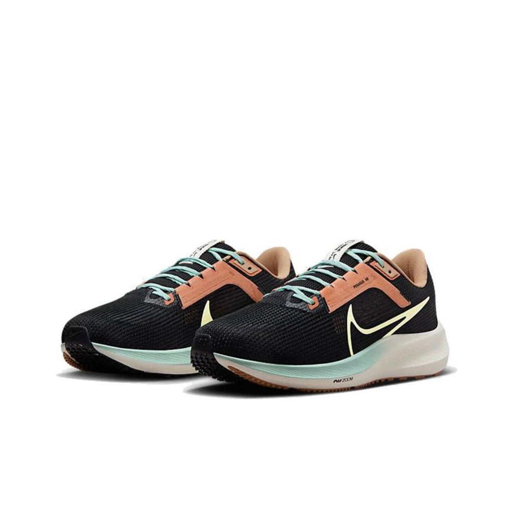 Nike Air Zoom Pegasus 40 Running Shoes Black Yellow FQ6852-081