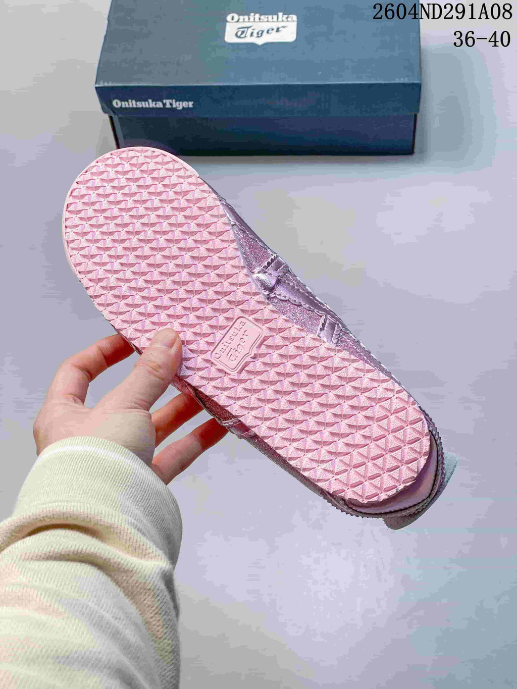 Onitsuka Tiger Mexico 66 TGRS Pink Mary Jane Sneakers