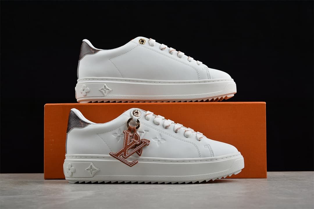 Time Out Low White Platform Sneakers
