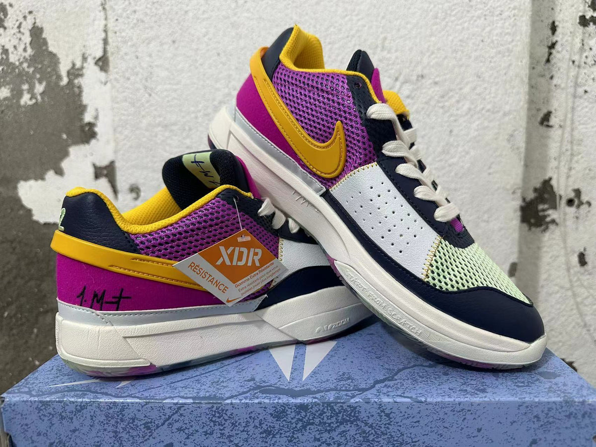 Nike Ja 1 Basketball Shoes Black Purple Gold