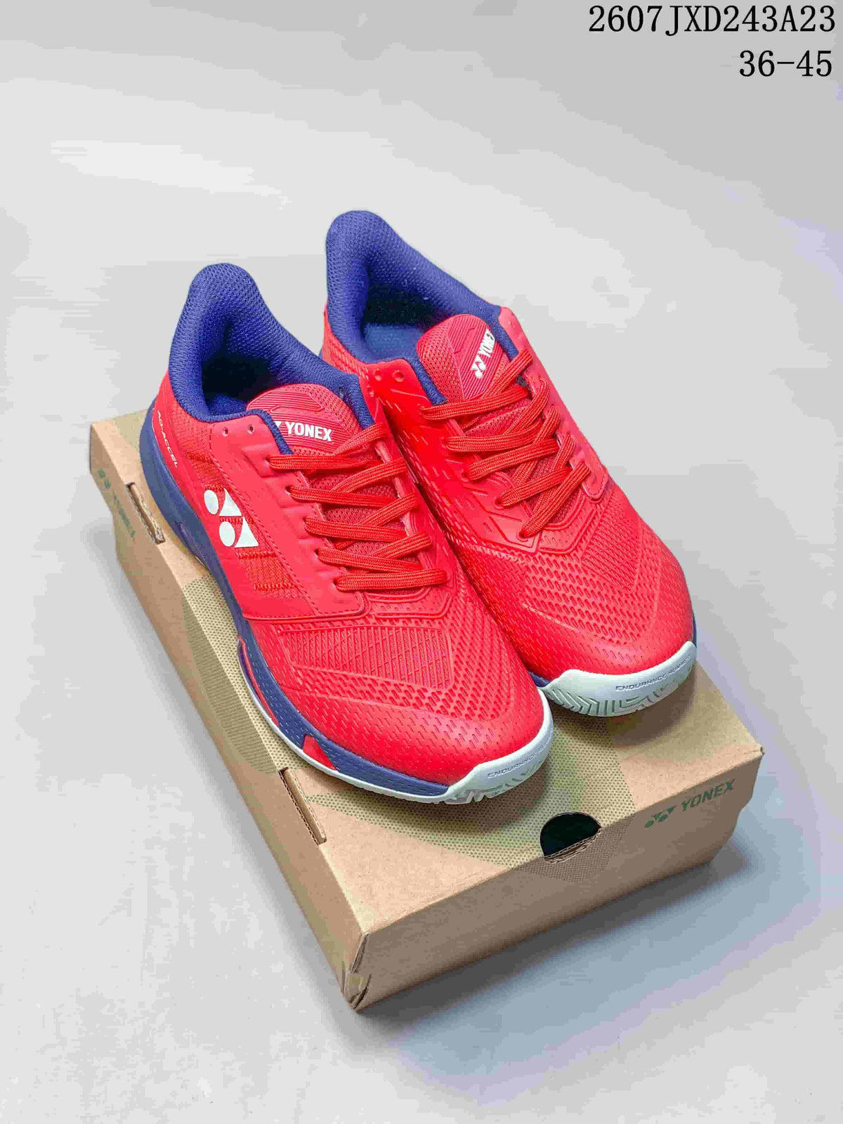 Yonex AD ACCEL Red and Navy Tennis Sneakers