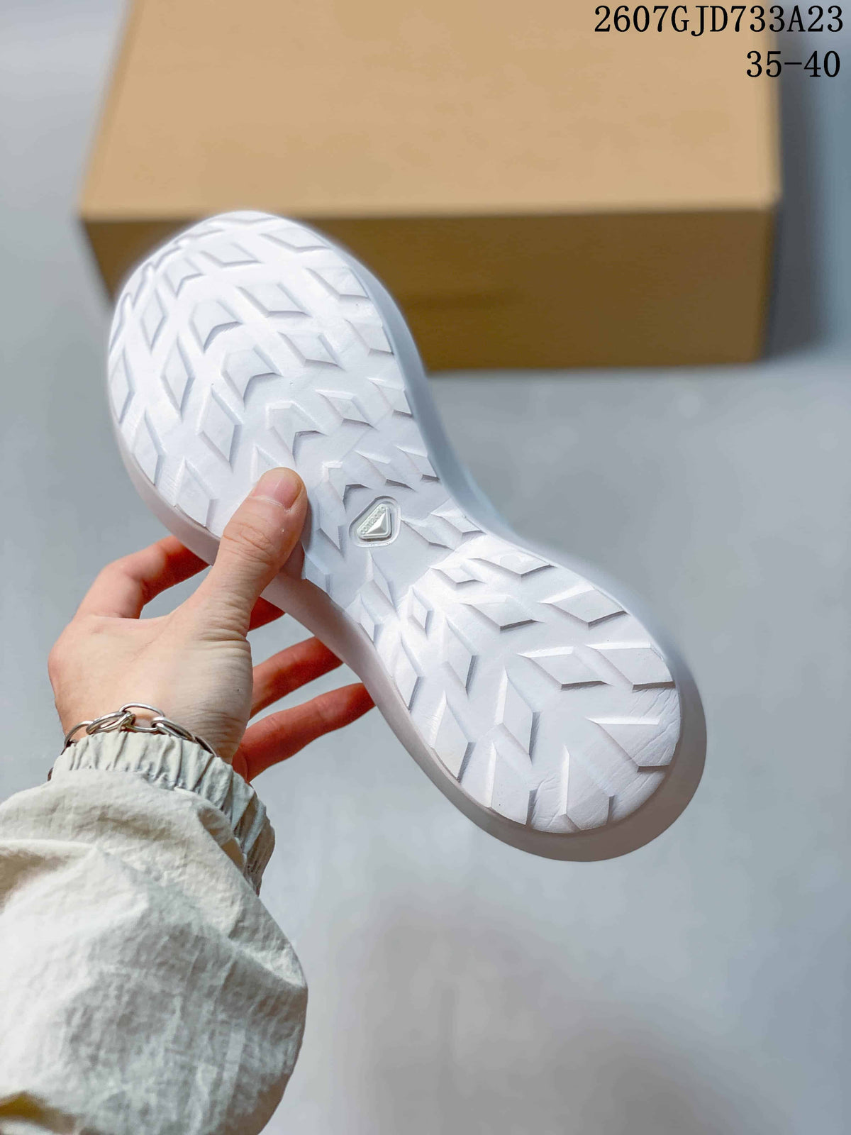 Salomon x Comme des Garçons Phantasm 2 White Sneakers