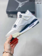 Nike Air Jordan 4 Retro Sneakers White Black Red IM4002-100