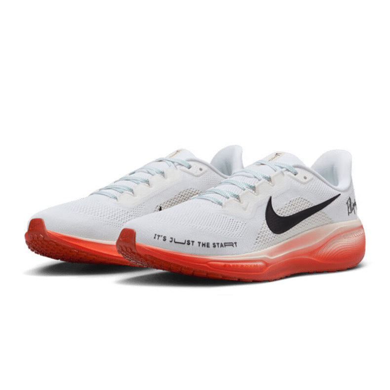 Nike Pegasus 41 Running Shoes White Orange HJ7037-100