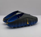 Nike Slides Black and Royal Blue