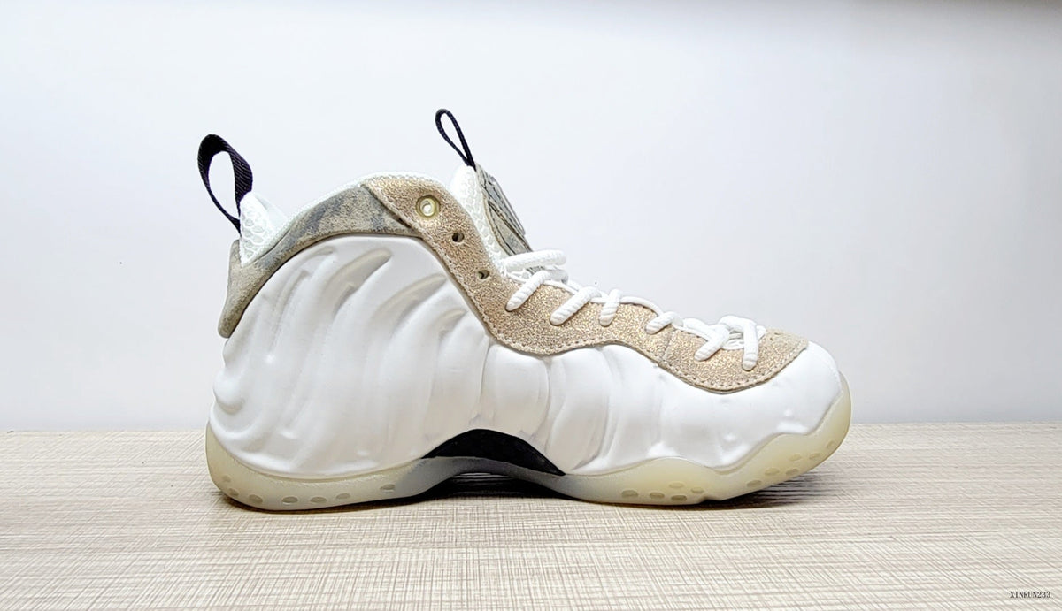 Nike Air Foamposite One Marble White Sneakers