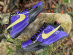 Nike Kobe 5 Basketball Shoes in Purple, Black and Gold