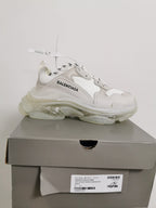Balenciaga Sneakers White Clear Sole 9000