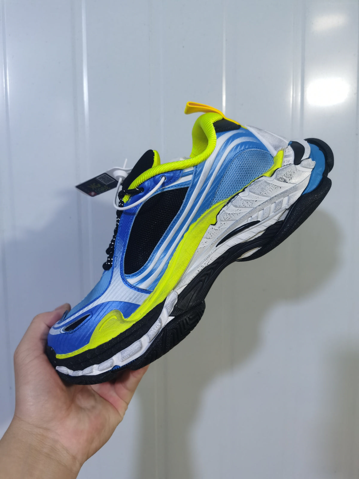Balenciaga Triple S 2 Sneakers Blue/White/Yellow 4497