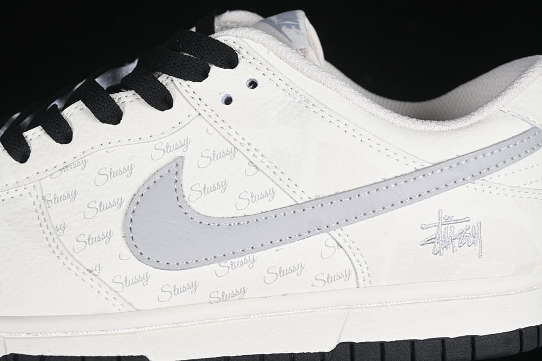 Nike Dunk Low Stüssy White Grey Sneakers DJ2024-054