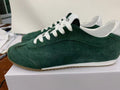 Alo Green Low-Top Sneakers with White Details
