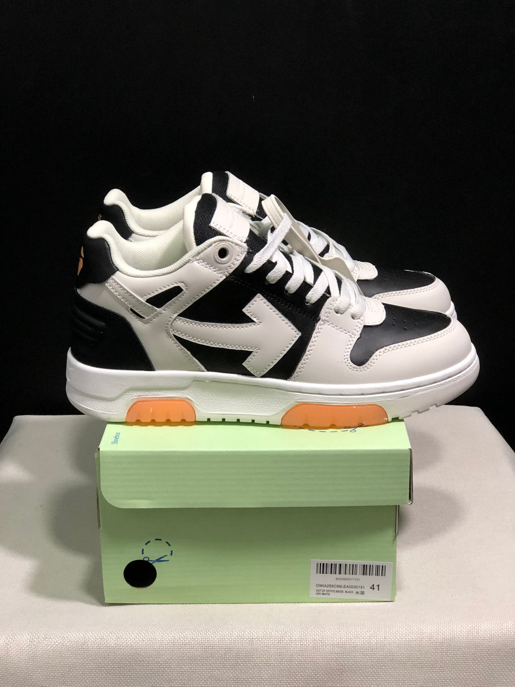 Off-White Out Of Office Low-Top Sneakers Black White