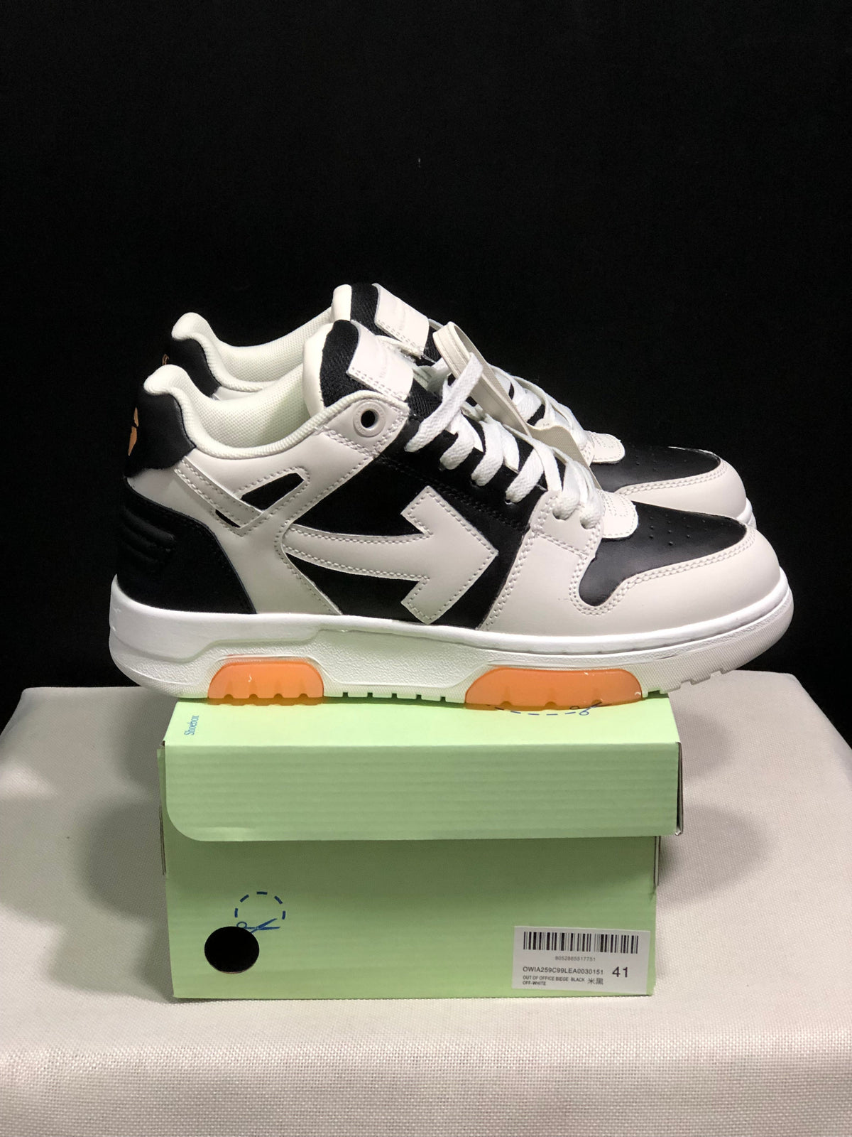 Off-White Out Of Office Low-Top Sneakers Black White