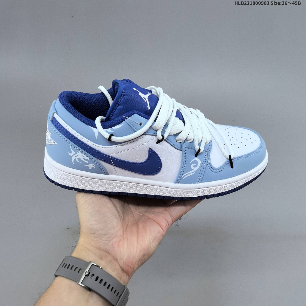 Nike Air Jordan 1 Low OG Color-Block Sneakers