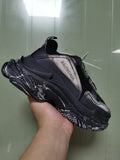 Balenciaga Triple S Sneakers Black Grey 9870