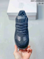 Maison Margiela Replica Wedge Low-Top Sneakers in Black DX003DGR41