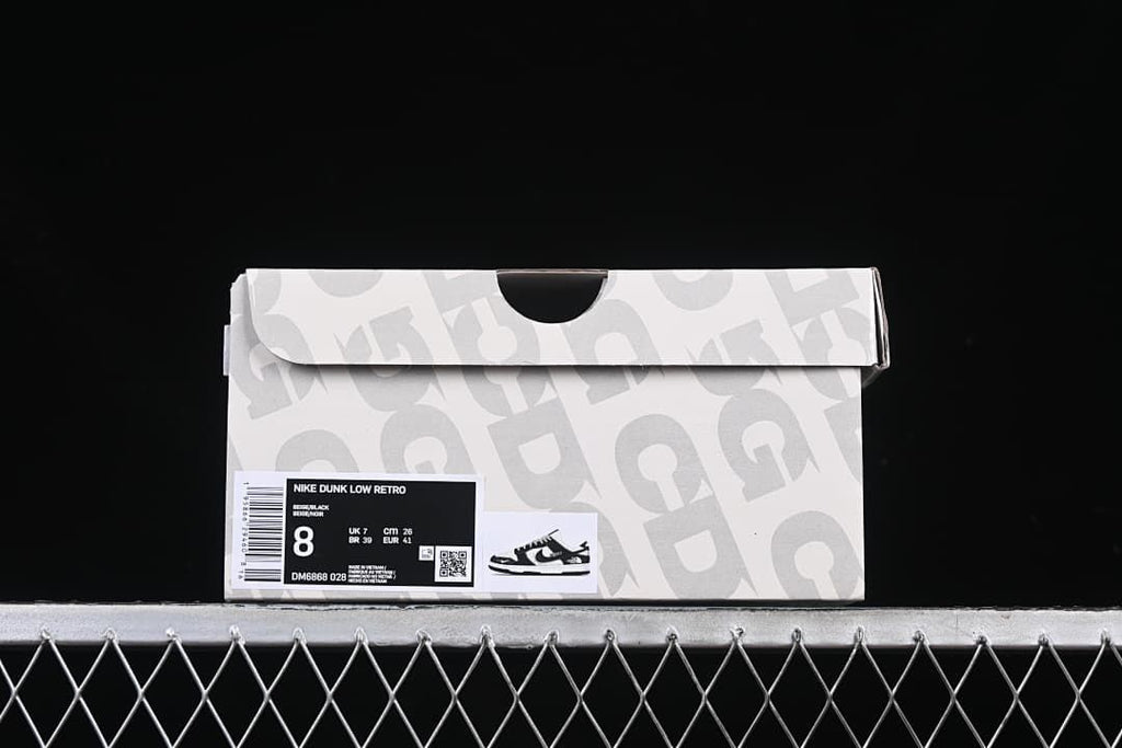 Nike Dunk Low Black White Graphic Sneaker DM6868-028