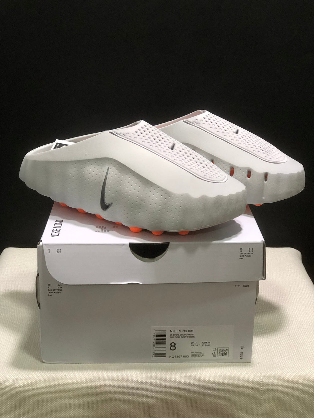 Nike Mind 001 Slide Sneakers Light Smoke Grey HQ4307-003