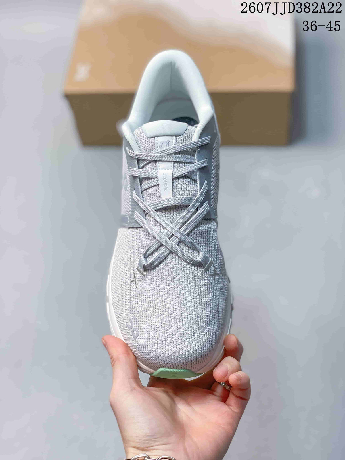 On Cloud X 4 Sneakers Gray Mint 2607JJD382A22