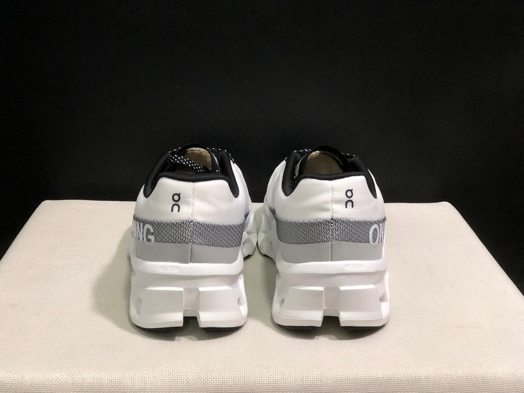 On Cloudmonster 2 White Silver Running Shoes